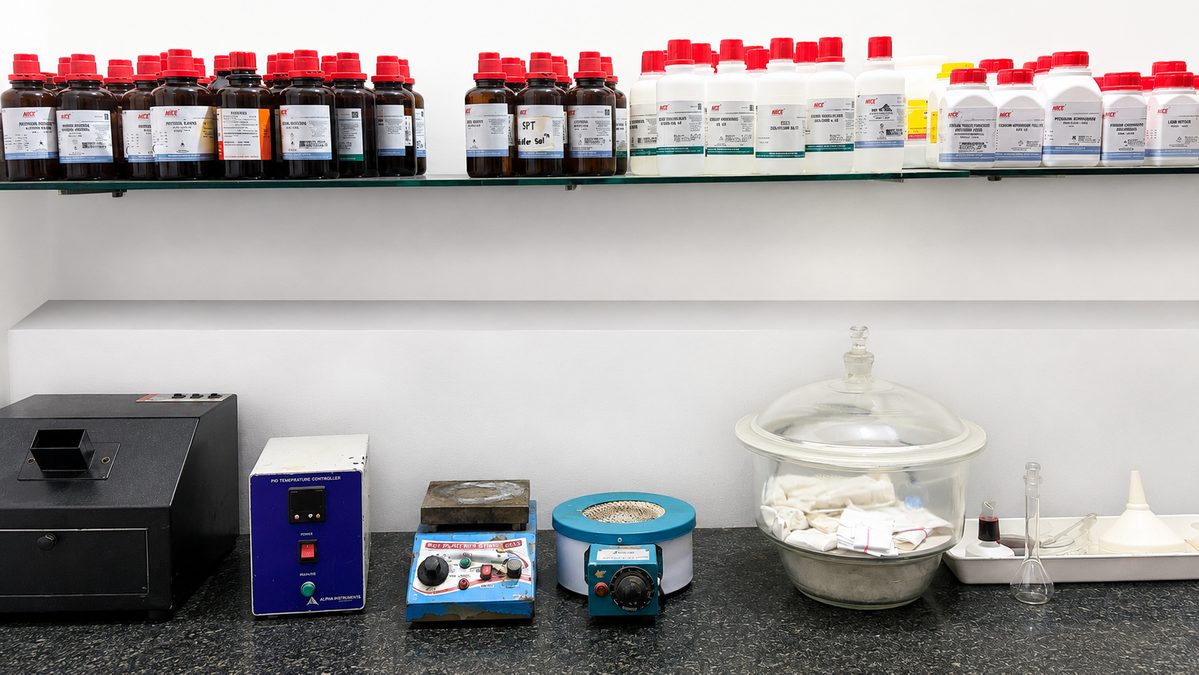 Quality control lab bench — Goclean Products